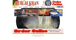 Desktop Screenshot of kublaikhankaty.com